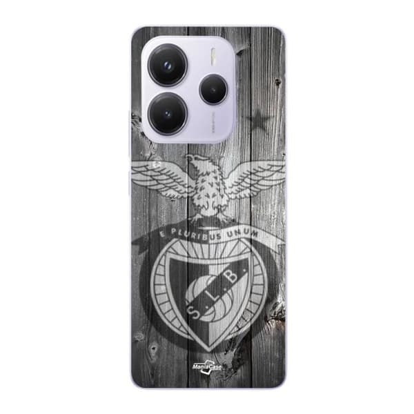 Coque - Maniacase - Xiaomi Redmi Note 14 5G - Mjuk - Grå - SLB BENFICA Grå