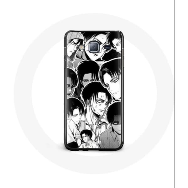 Coque för Samsung Galaxy J7 Attack on Titan Manga Levi Ackerman