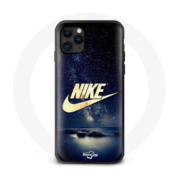 Coque för Iphone 11 Nike Logotyp Guld Natt Stjärnig - Maniacase