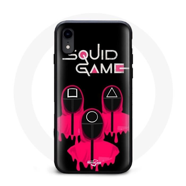 iPhone XS Cover Face Square Squid Game
