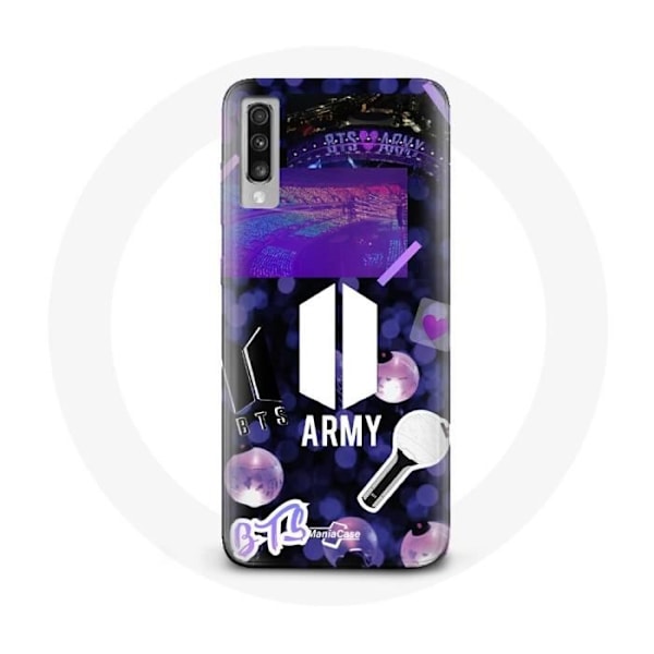Coque för Samsung Galaxy A50 Bangtan Sonyeondan BTS-logotyp Army Bomb-ljusstav