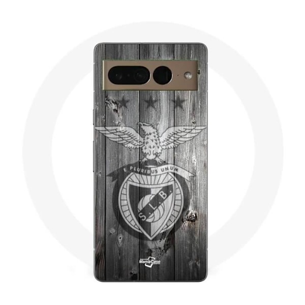 Skal - MANIACASE - Google Pixel 7 Pro - Grå - Elastisk - Benfica-mönster Grå