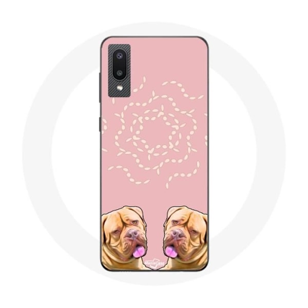 Skydd för Samsung Galaxy A02 Dogue de Bordeaux symmetrisk bild