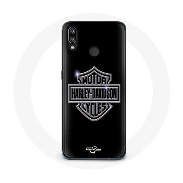 Skyddsfodral för Huawei P20 Lite - Harley Davidson - Mjuk - Svart - Skydd - Unisex