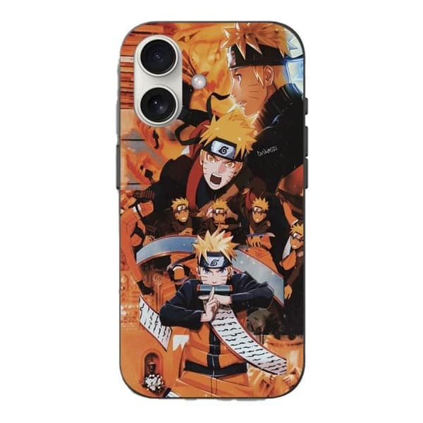 Coque - Naruto - Iphone 16 Plus - Pehmeä - Oranssi - Unisex