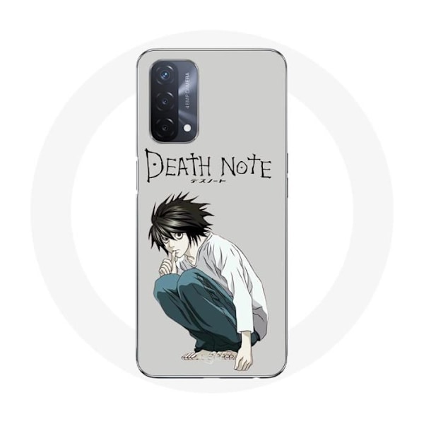 Coque - Maniacase - Oppo A93 5G - Anime Death Note Ryuzaki - Silikon - Mjuk svart