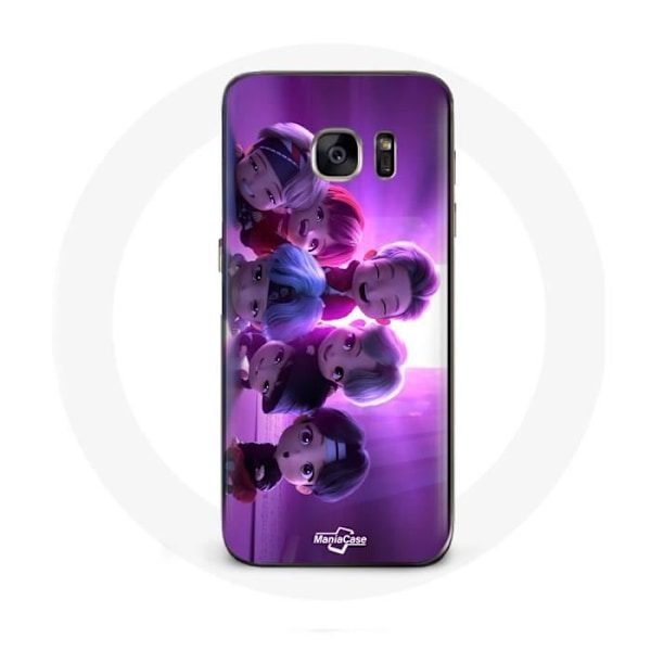 Coque för Samsung Galaxy S6 BTS TinyTAN Animation Affisch RM Jin Suga J-Hope Jimin V Och Jungkook Mi