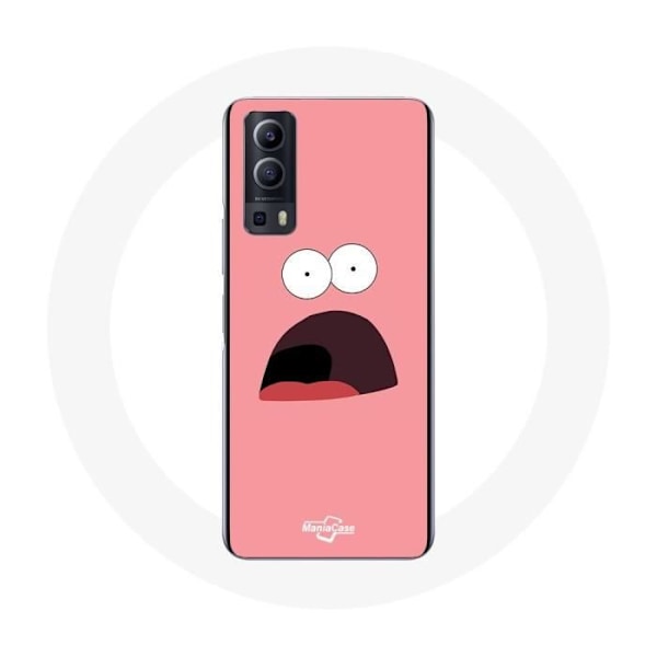 Coque - Maniacase - Vivo Y72 - Flexibel - Skydd - Rosa Spongebob Rosa