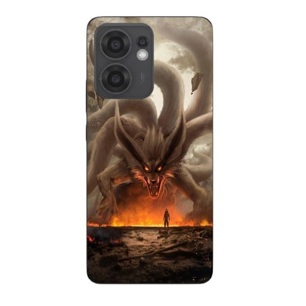 Coque Maniacase För Oppo Reno 13F Naruto Kurama Svart