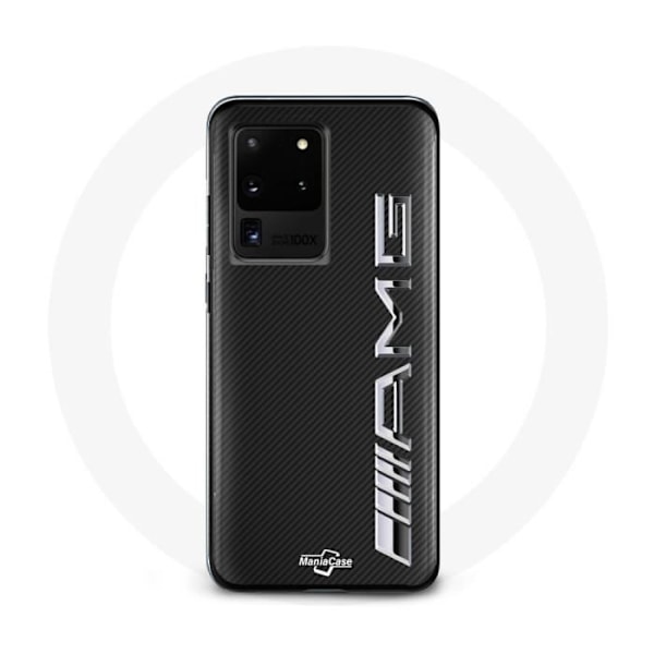 Coque för Samsung Galaxy S20 Ultra Amg Logotyp Kolfiber Textur