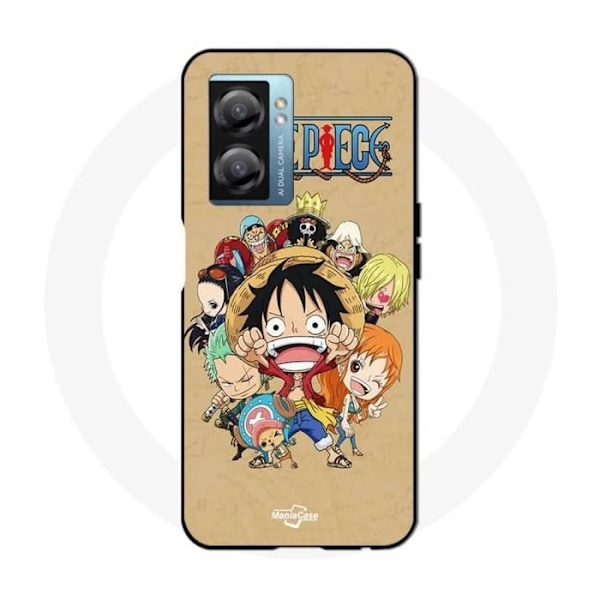 Coque Oppo A77 5G Manga anime One Piece Straw Hat Crew