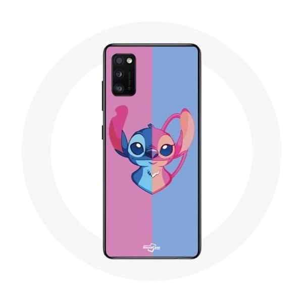 Coque för Samsung Galaxy S20 plus Stitch och angel blå rosa