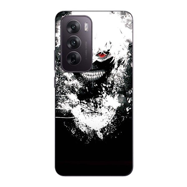 Coque för Oppo Reno 12 5g Tokyo Ghoul amine Ken Kaneki Maniacase Svart