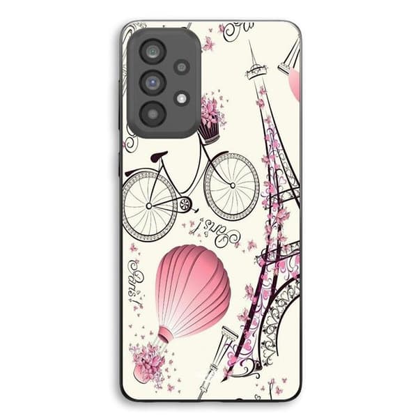 Samsung Galaxy A53 - Eiffel-torni - pyörä - Maniacase Svart