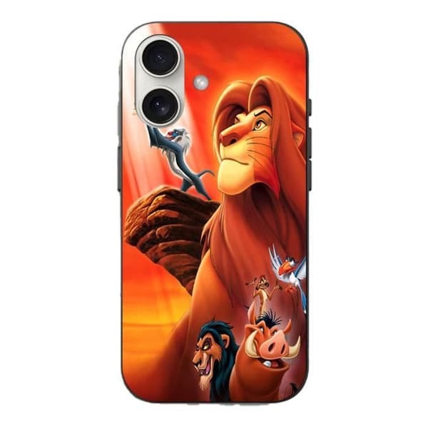 Coque Iphone 16 Plus Leijonakuningas elokuva Disney Simba Nala Mufasa