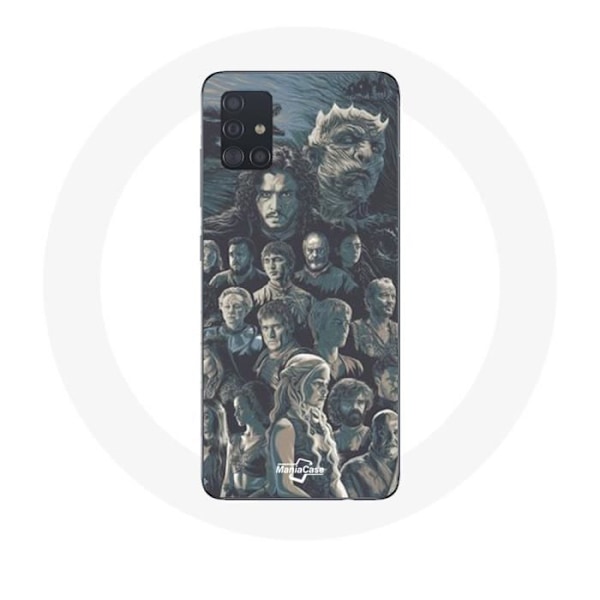 Coque - Game of Thrones - Samsung Galaxy A71 - Flexibel - Skydd - Grå Grå