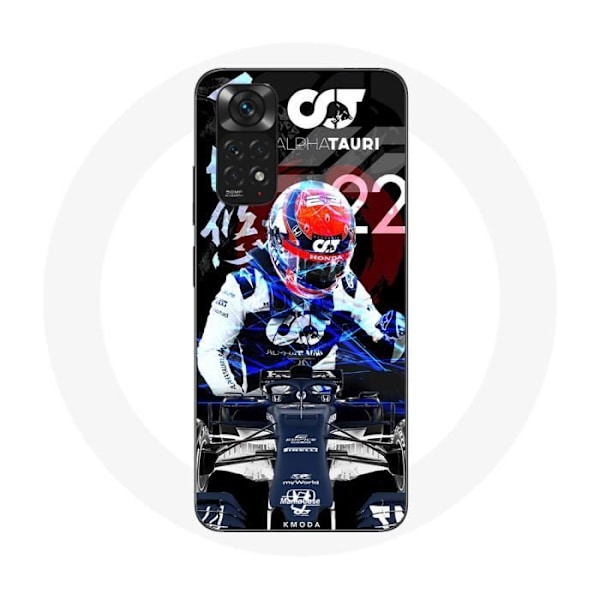 Skydd för Xiaomi Redmi Note 11 4G Formel 1 Yuki Tsunoda japansk Formel 1-förare