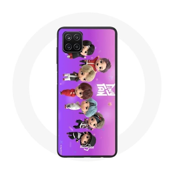 Coque för Samsung Galaxy A12 BTS TinyTAN Animation Affisch RM Jin Suga J-Hope Jimin Jungkook Och V M