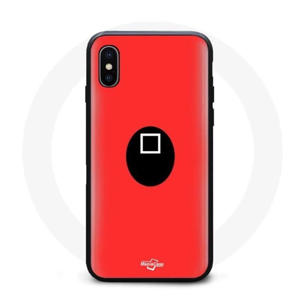 Coque - Squid Game - Iphone XS Max - Souple - Rouge - Mixte