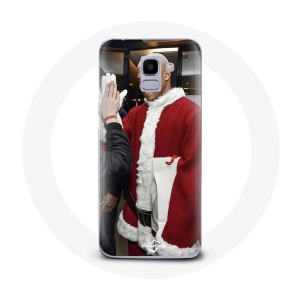 Coque Samsung Galaxy A8 2018 Mbappé Jalkapallo Hauskaa joulua