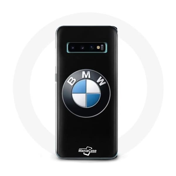 Coque - BMW - Samsung Galaxy S10 Plus - Logo - Sort - Hård Svart