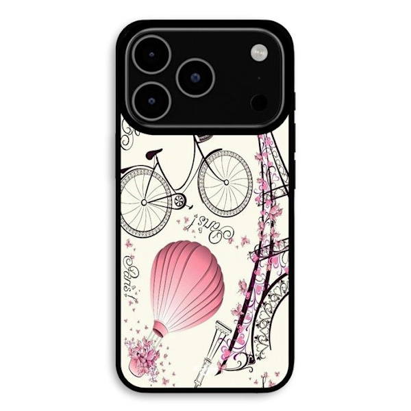 Coque Pour iPhone 17 Pro Paris Eiffel-torni pyörä Maniacase Svart