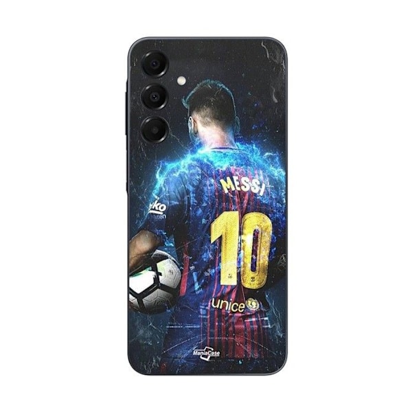 Coque - Maniacase - Samsung Galaxy A16 - Silikon - Svart - Fotbollssuperstjärna Svart