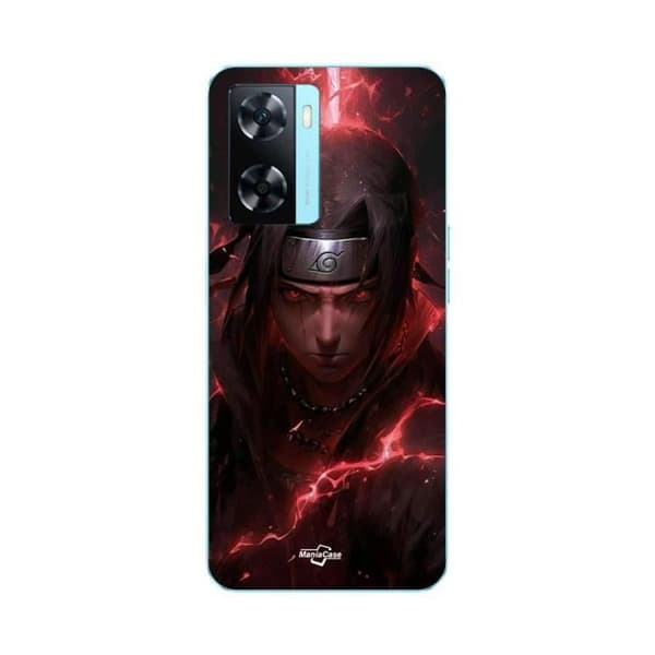 Coque - MANIACASE - Oppo A57s 4G - Itachi Uchiwa anime 3D - Blød - Sort