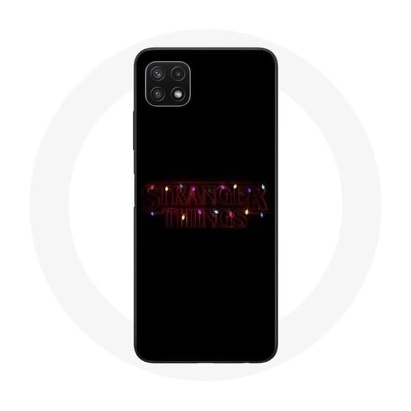 Coque för Samsung Galaxy A22 5G Stranger Things Affisch Logotyp God Jul