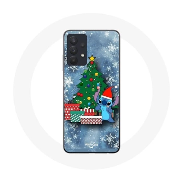 Coque för Samsung Galaxy A32 5G God Jul Stitch Snö