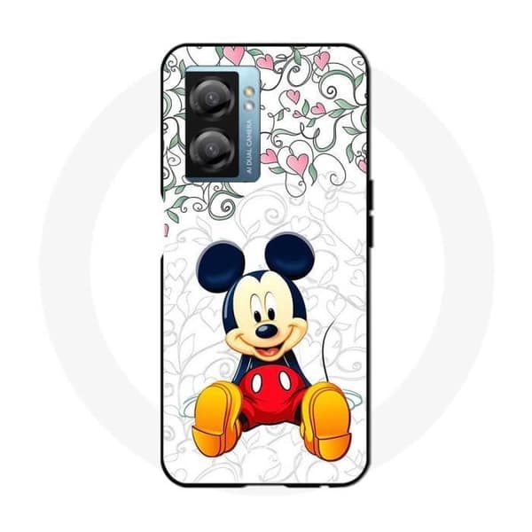 Coque - Maniacase - Realme V23 - Mickey Mouse - Silikone - Blød - Sort svart