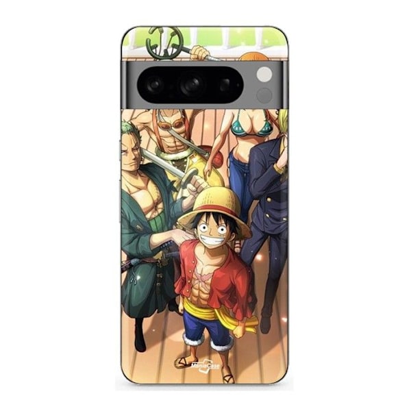 Coque - MANIACASE - Google Pixel 8a Pro - Silikon - Mjuk - One Piece manga anime Svart