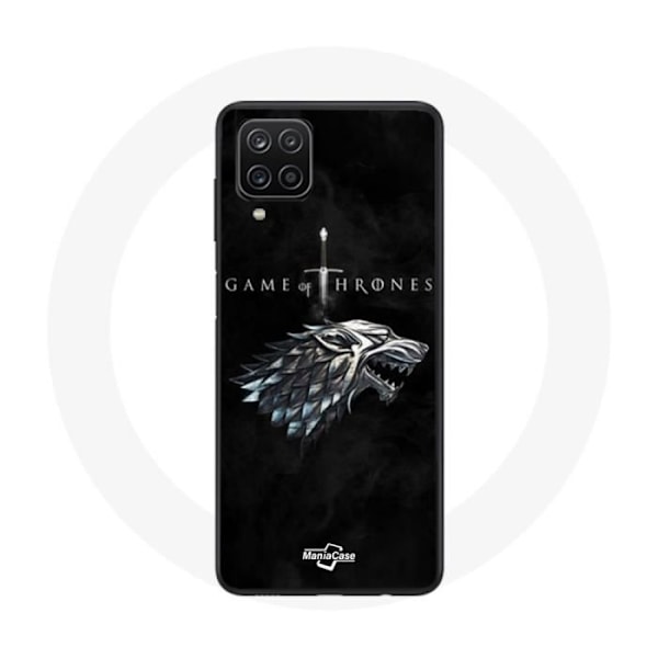 Coque för Samsung Galaxy A12 Game of Thrones Säsong 8 Tronen av järn Huset Stark Logotyp Vintern