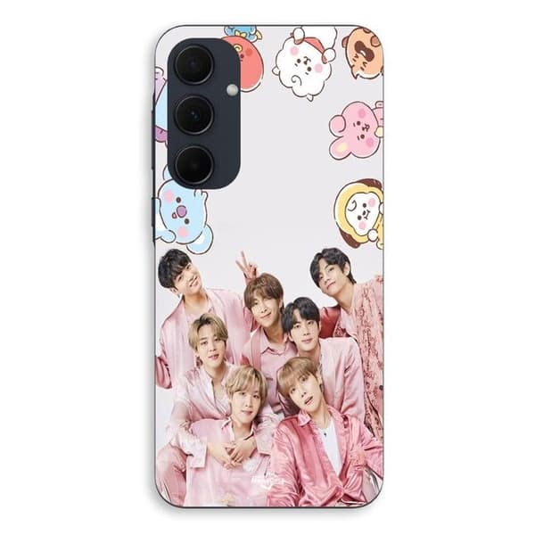 Coque för Samsung Galaxy A35 Kpop BTS Rose Maniacase Rosa