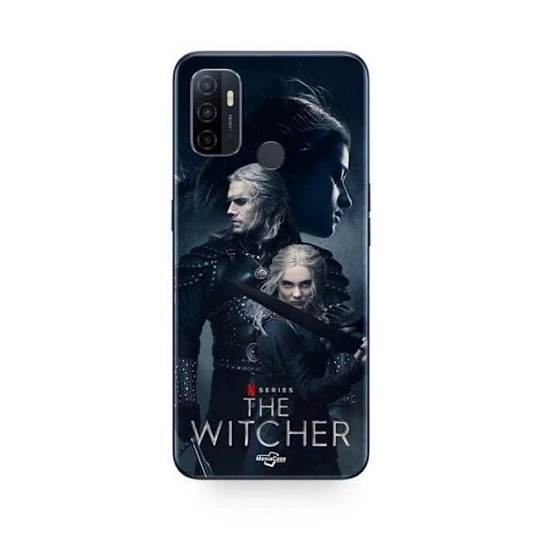 Coque Oppo A32 The Witcher Geralt Yennefer Ciri Svärd Maniacase