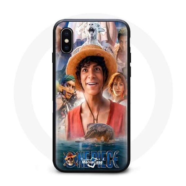 Coque för Iphone XS Max One Piece Luffy Affisch Karaktärer Konst Säsong 1