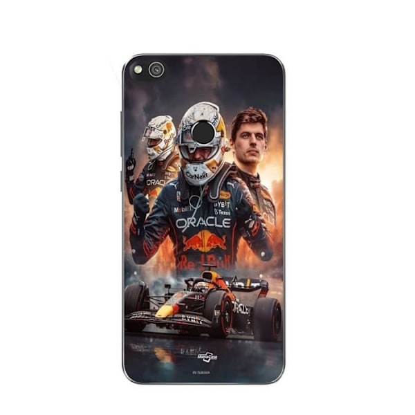 Coque - Maniacase - Huawei P8 Lite 2017 - Svart - Flexibel - F1 konsttapet