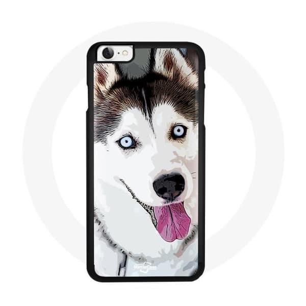 Cover til iPhone 8 Plus Husky hund blå øjne