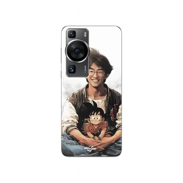 Coque - Maniacase - Huawei P60 - Goku - Blød - Barn - Sort
