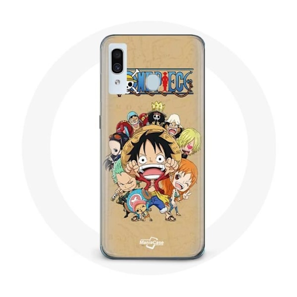 Coque för Samsung Galaxy A40 One Piece Manga Straw Hat Crew