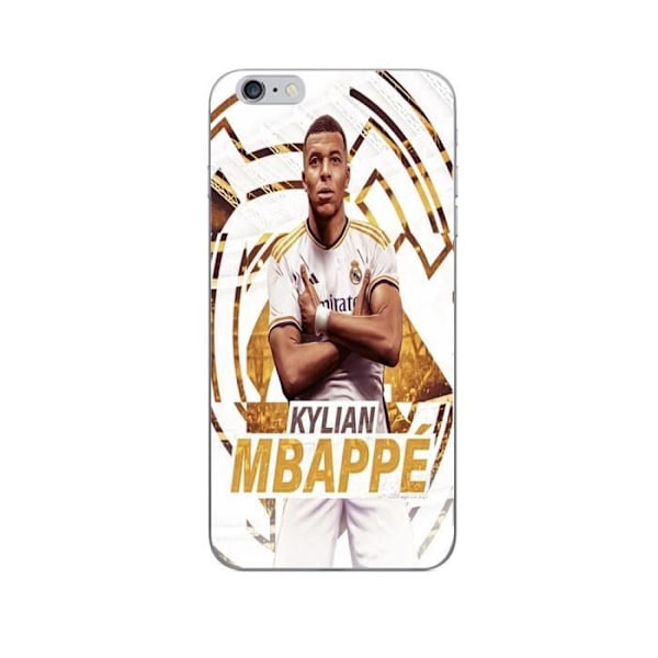 Coque Maniacase för iPhone 6 Plus Kylian Mbappe Real Madrid väggpapper firande