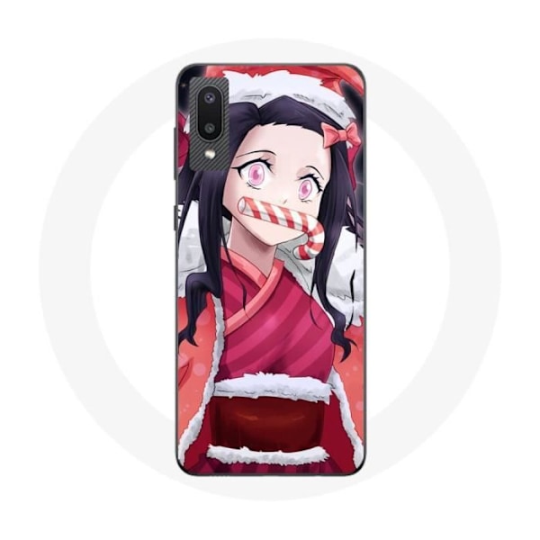 Coque - Maniacase - Samsung Galaxy A02 - Anime Demon Slayer - Mjuk - Unisex
