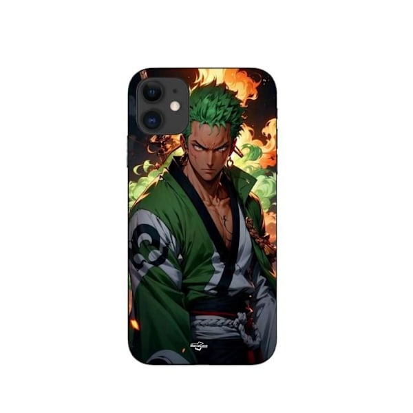 Coque maniacase för Iphone 12 One piece Zoro manga anime 3D konst