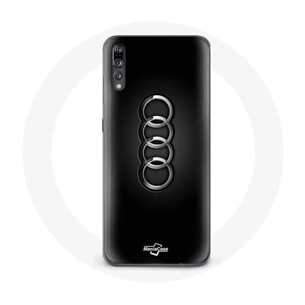 Cover til Huawei P20 - Audi - Logo - Blød - Sort - Beskyttelse Svart