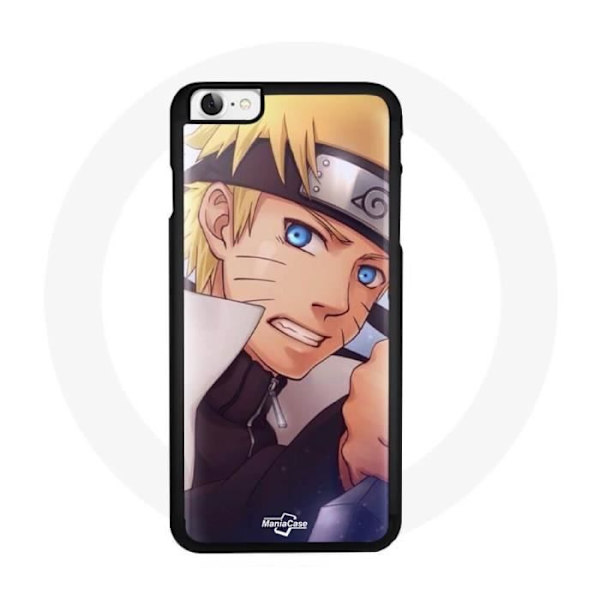 Coque - Naruto - Iphone 8 - Blød - Sort - Anime