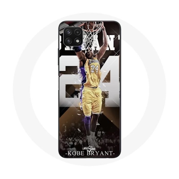 Coque - Maniacase - Samsung Galaxy A22 5G - Kobe Bean Bryant - Svart - Mjuk Svart