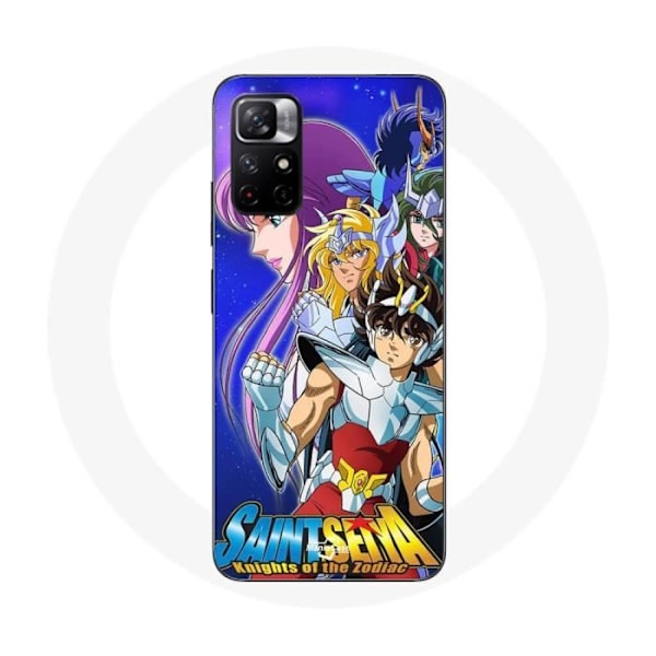 Coque Maniacase för Redmi Note 11 5G De Häftiga Ritningarna av Zodiaken Anime Kulta Saint Seiya Manga