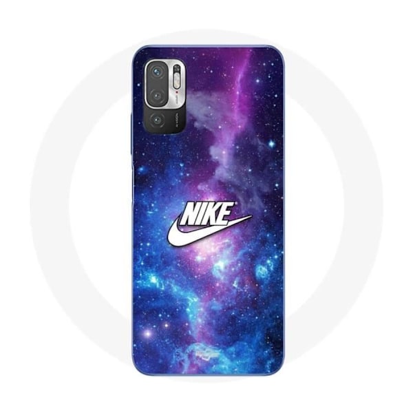 Coque Maniacase för Redmi Note 10T 5G nike-logotyp vit färgglad rymd