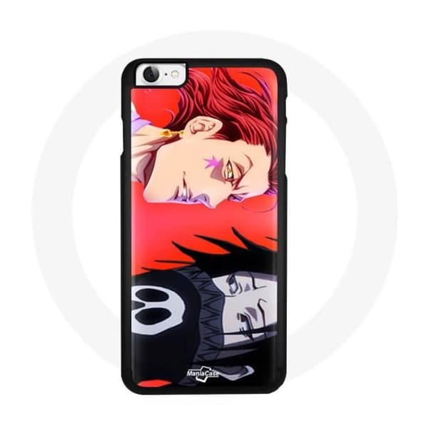 Coque - Hisoka Vs Feintan - Iphone SE - Blød - Sort - Anime