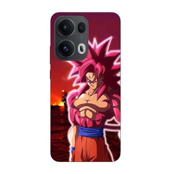 Coque Maniacase för Oppo Reno 13 Pro 5G Dragon Ball DAIMA GOKU SSJ4 Svart